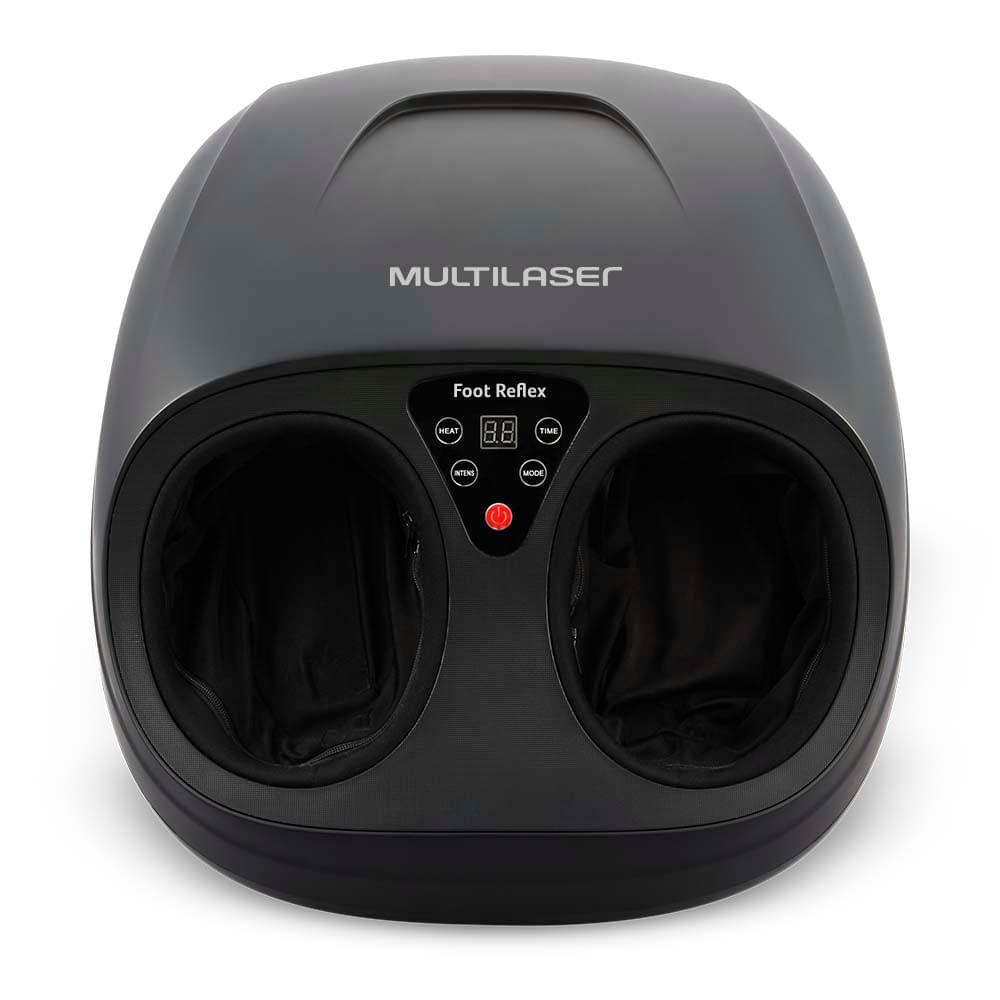 Massageador Multilaser para Pés Shiatsu Foot Reflex Bivolt Preto | Droga Raia