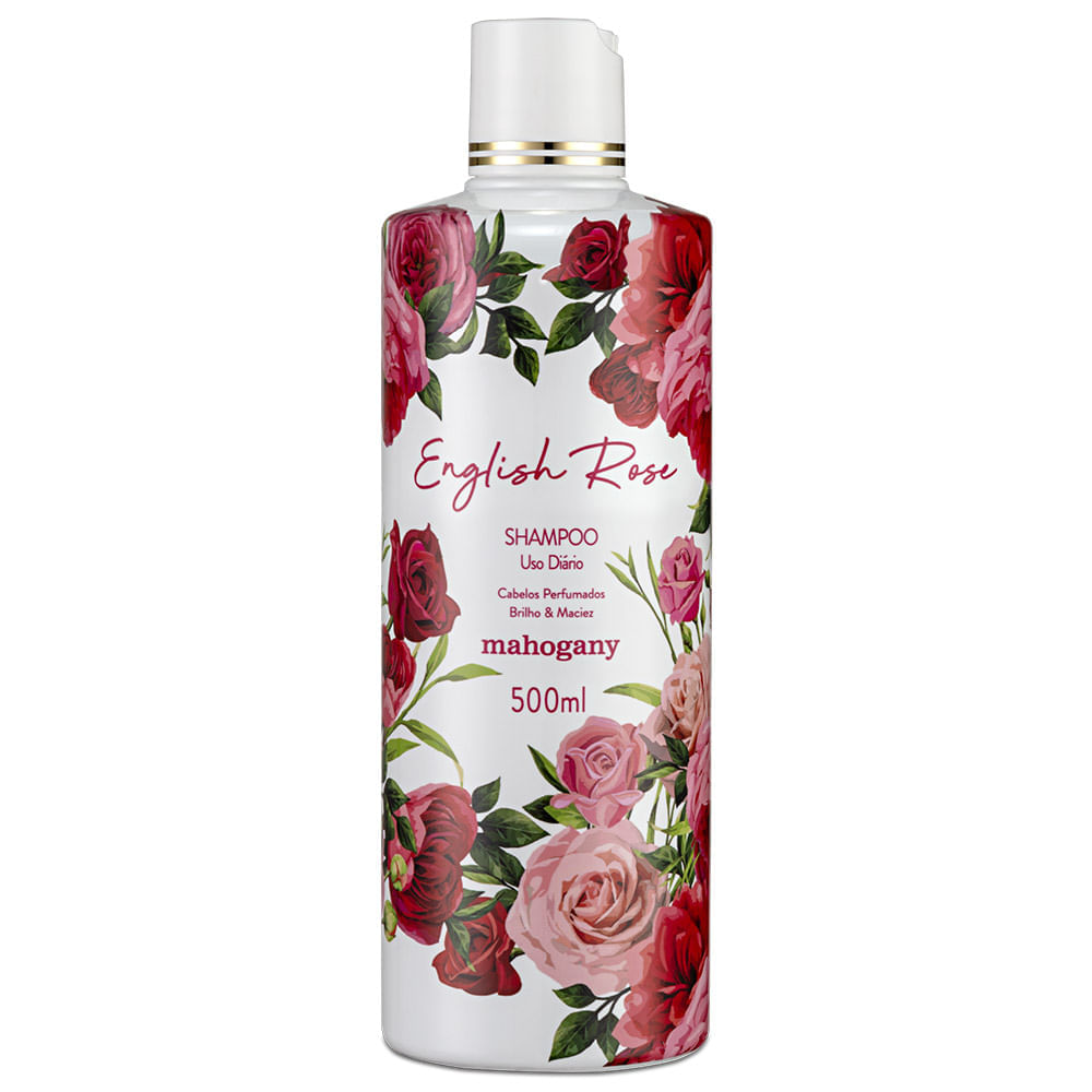 Shampoo Mahogany English Rose 500ml Menor preço em Shampoo Mahogany English Rose 500ml