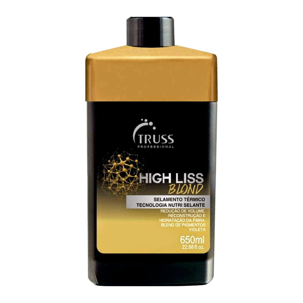 Truss High Liss Blond - Selagem Térmica 650ml Menor preço em Truss High Liss Blond - Selagem Térmica 650ml