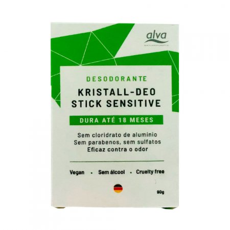 Desodorante Alva Pedra Cristal Stick Sensitive 90g