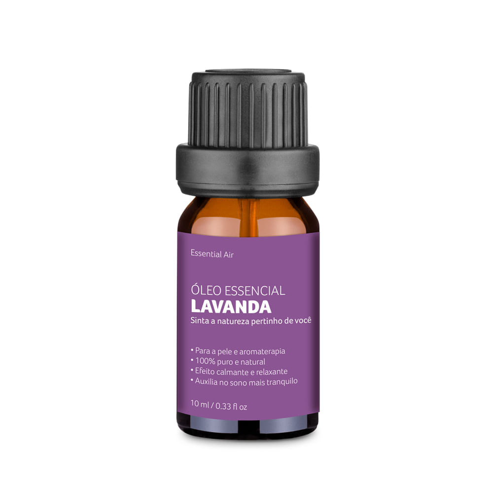 ÓLEO ESSENCIAL DE LAVANDA ANTI- ESTRESSE 10ML MULTILASER SAÚDE - HC122