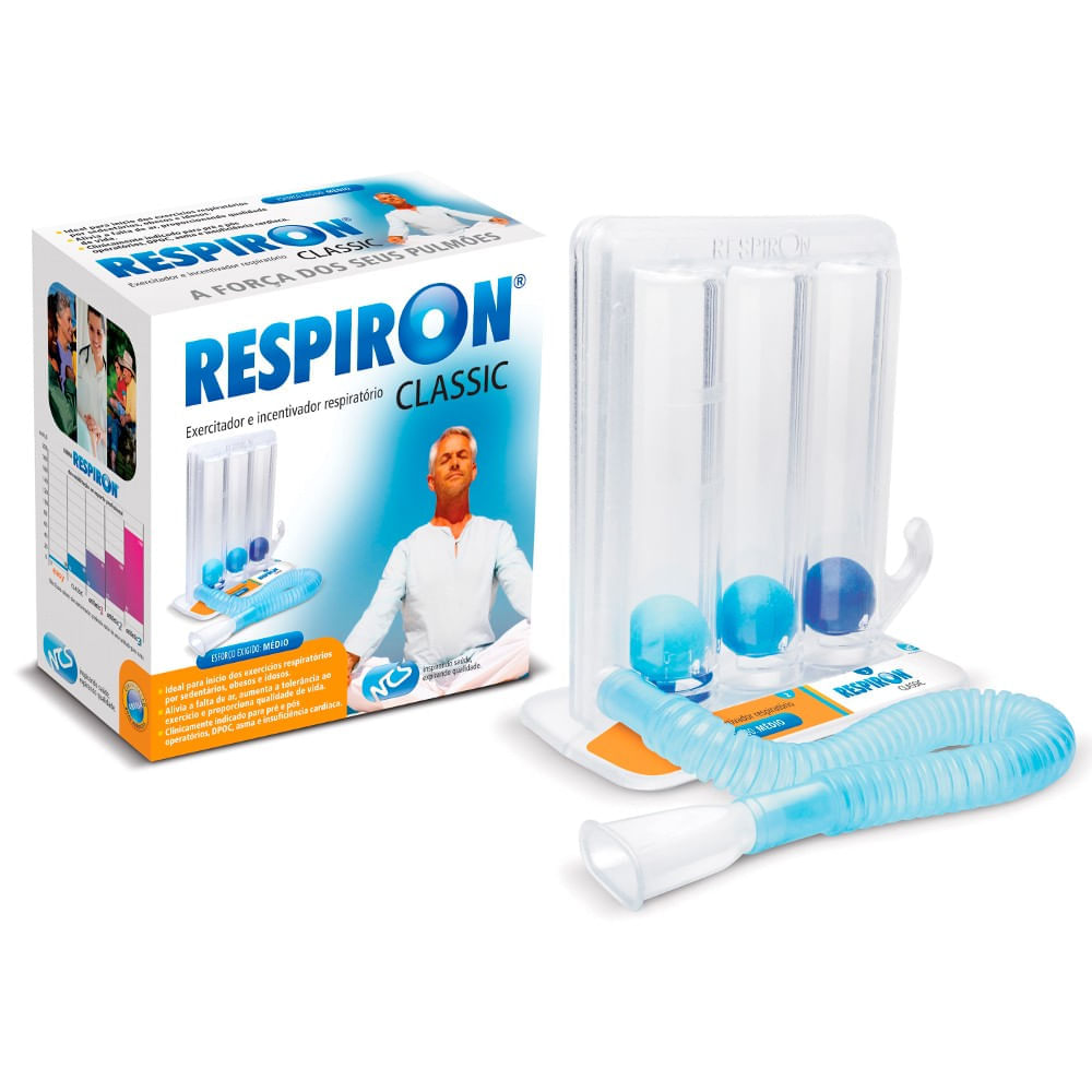 Respiron Classic Exercitador Respiratório Menor preço em Respiron Classic Exercitador Respiratório