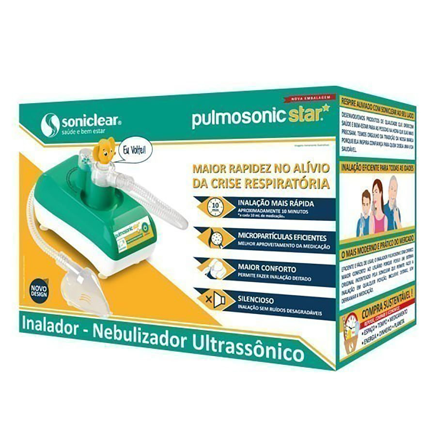 Inalador/nebulizador Ultrassônico Pulmosonic Star Soniclear é ruim? Inalador/nebulizador Ultrassônico Pulmosonic Star Soniclear é boa?