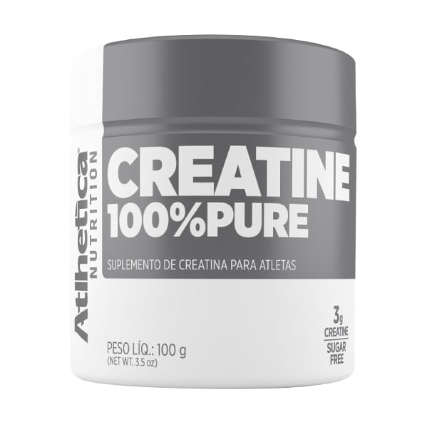 Creatina Atlhetica Pro Series 100% Pure 100g Menor preço em Creatina Atlhetica Pro Series 100% Pure 100g