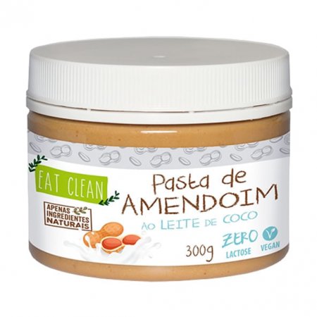 Pasta de Amendoim ao Leite de Coco Eat Clean 300g