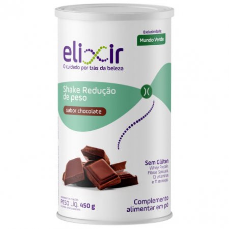 Shake Redução de Peso Chocolate Elixir 450g