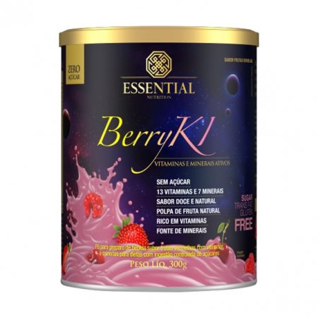 BerryKi Essential Nutrition Sabor Frutas Vermelhas 300g