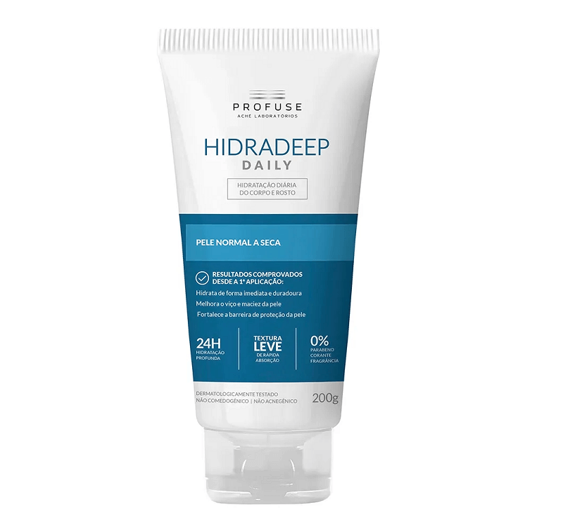 Hidratante Profuse Hidradeep Daily 200g Menor preço em Hidratante Profuse Hidradeep Daily 200g
