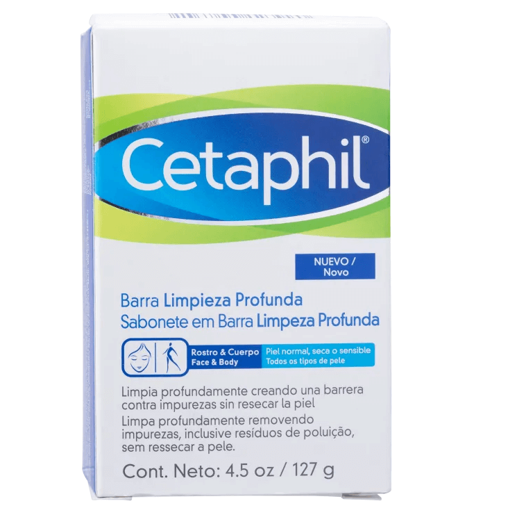 Cetaphil Sabonete de Limpeza Profunda 127g Menor preço em Cetaphil Sabonete de Limpeza Profunda 127g