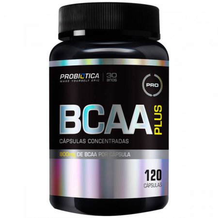 BCAA PLUS 800MG 120 Cápsulas Probiótica