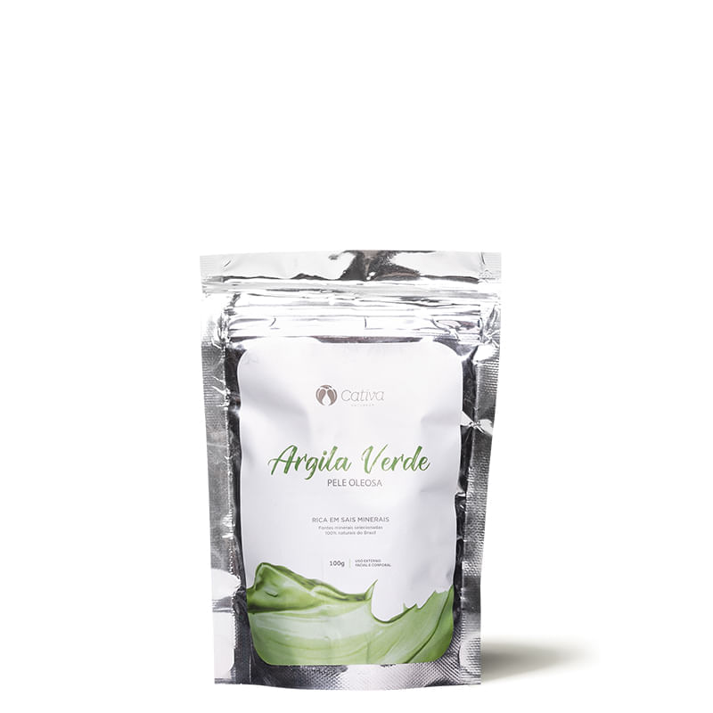 MÁSCARA ARGILA VERDE CATIVA