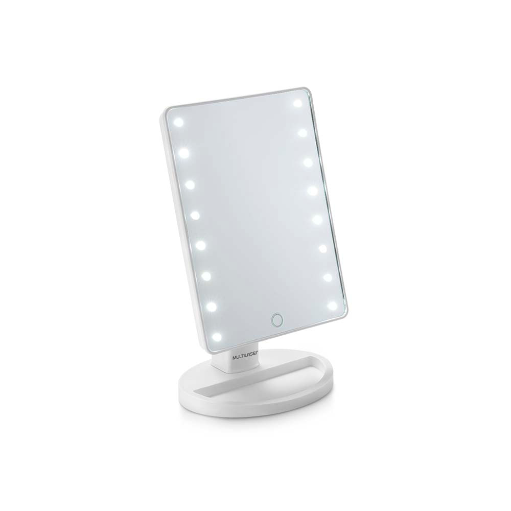 Espelho de Mesa&nbsp; LED Multilaser á Pilhas Branco - HC174 é boa?