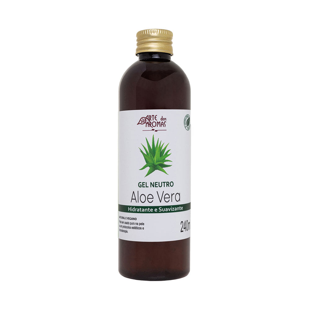 GEL NEUTRO ARTE DOS AROMAS DE ALOE VERA HIDRATANTE E SUAVIZANTE 240ML