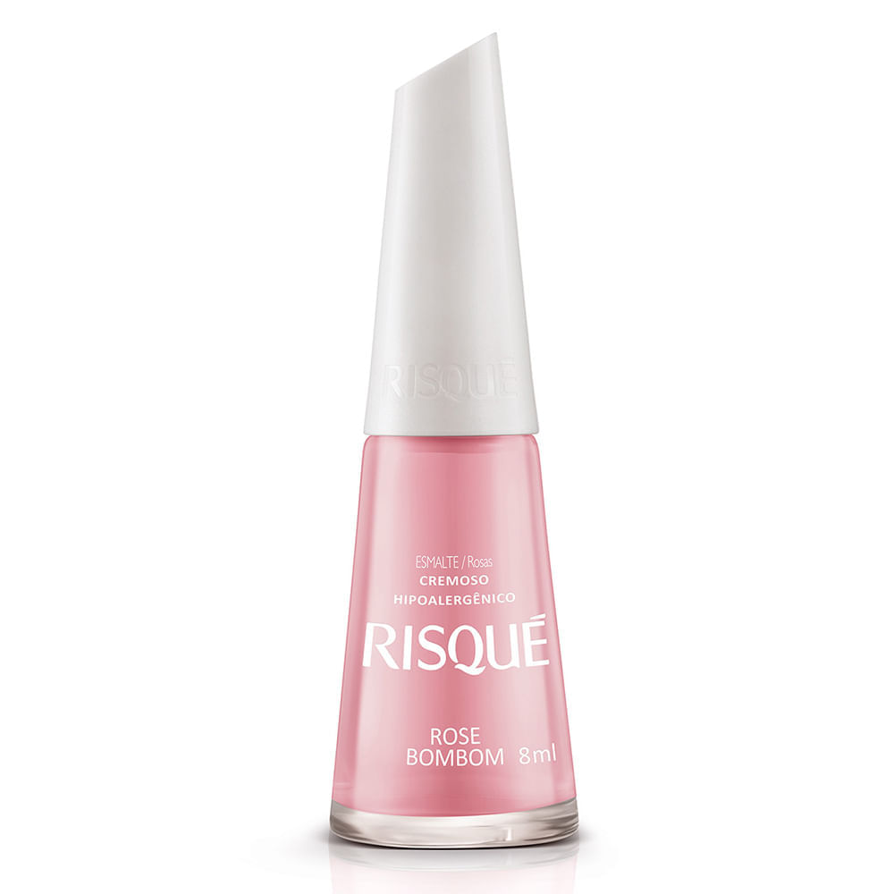 Esmalte Risqué Rosas Cremoso Rosé Bombom 8ml Menor preço em Esmalte Risqué Rosas Cremoso Rosé Bombom 8ml