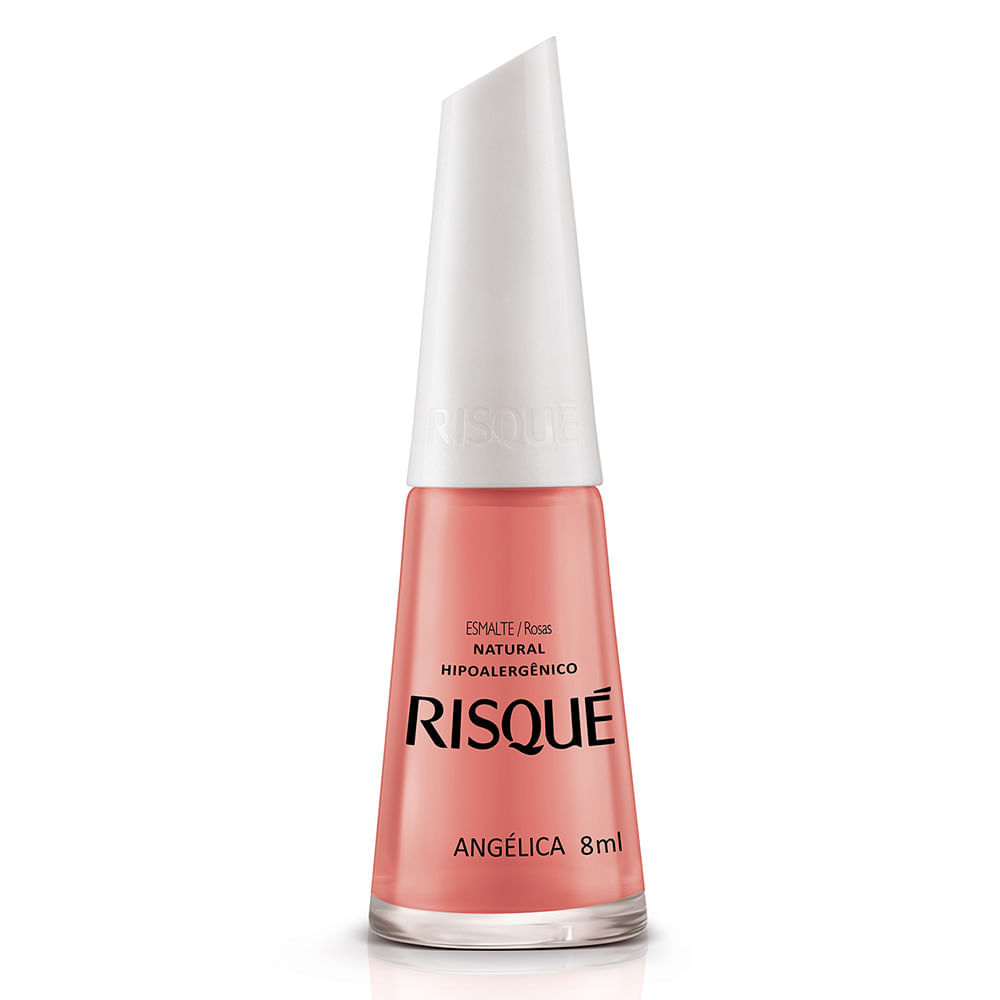 Esmalte Risqué Rosas Natural Angélica 8ml Menor preço em Esmalte Risqué Rosas Natural Angélica 8ml
