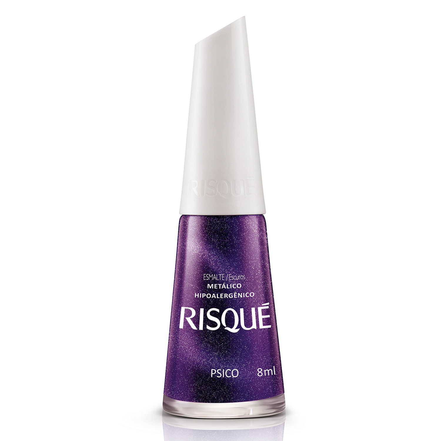 Esmalte Risqué Escuro Metálico Psico 8ml Menor preço em Esmalte Risqué Escuro Metálico Psico 8ml