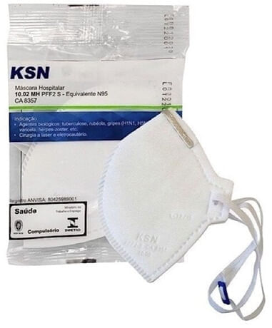 Máscara Hospitalar N95 PFF2 - KSN - unidade é ruim? Máscara Hospitalar N95 PFF2 - KSN - unidade é boa?