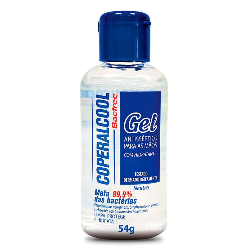 Gel Hidratante Higienizador de Mãos Coperalcool 54g Menor preço em Gel Hidratante Higienizador de Mãos Coperalcool 54g