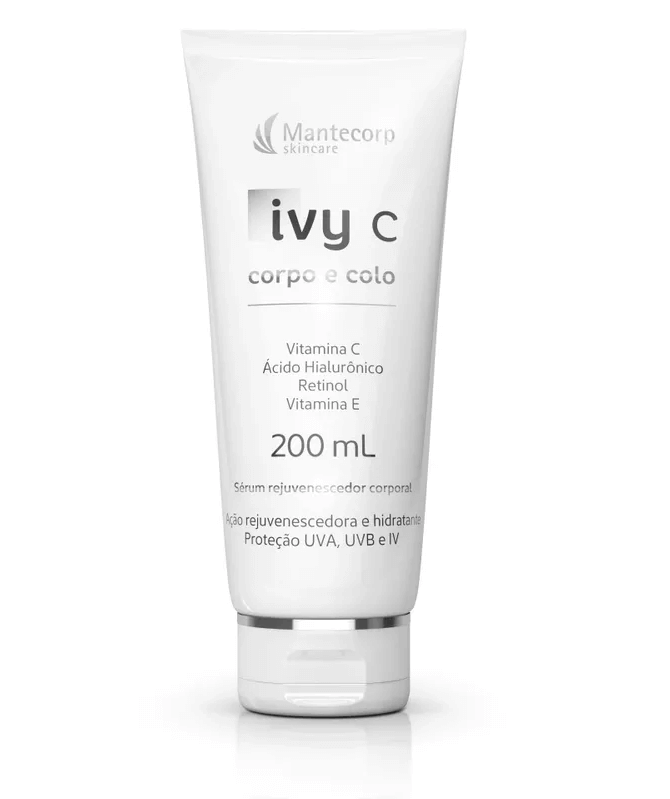 Serum Rejuvenescedor Mantecorp Ivy C Corpo e Colo 200ml Menor preço em Serum Rejuvenescedor Mantecorp Ivy C Corpo e Colo 200ml
