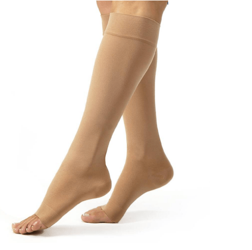 Meia Panturrilha 20-30mmHg Aberta - Bege - M - Jobst Relief Menor preço em Meia Panturrilha 20-30mmHg Aberta - Bege - M - Jobst Relief