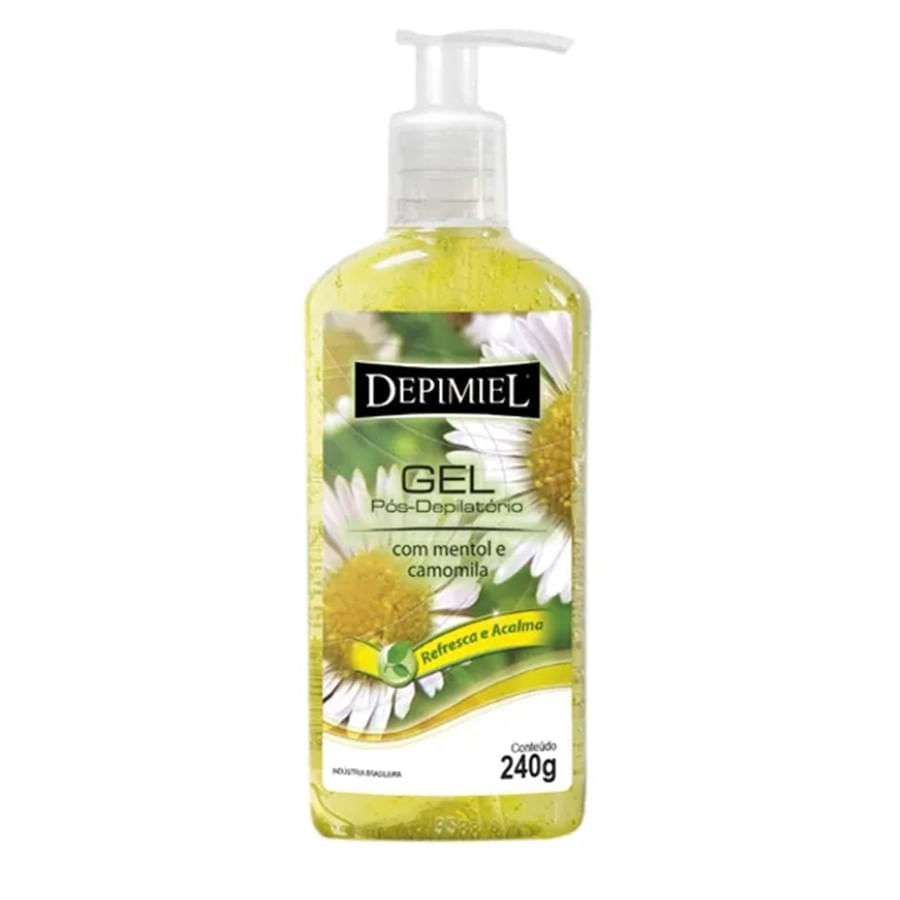 GEL PÓS DEPILATÓRIO COM MENTOL E CAMOMILA 240G DEPIMIEL