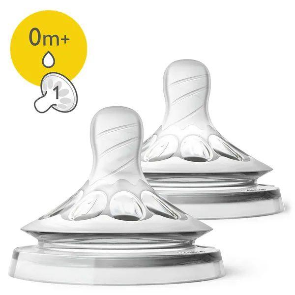 Bico de Mamadeira Petala Philips Avent Nº1 0M+ SCF041/27 2 Unidades Menor preço em Bico de Mamadeira Petala Philips Avent Nº1 0M+ SCF041/27 2 Unidades