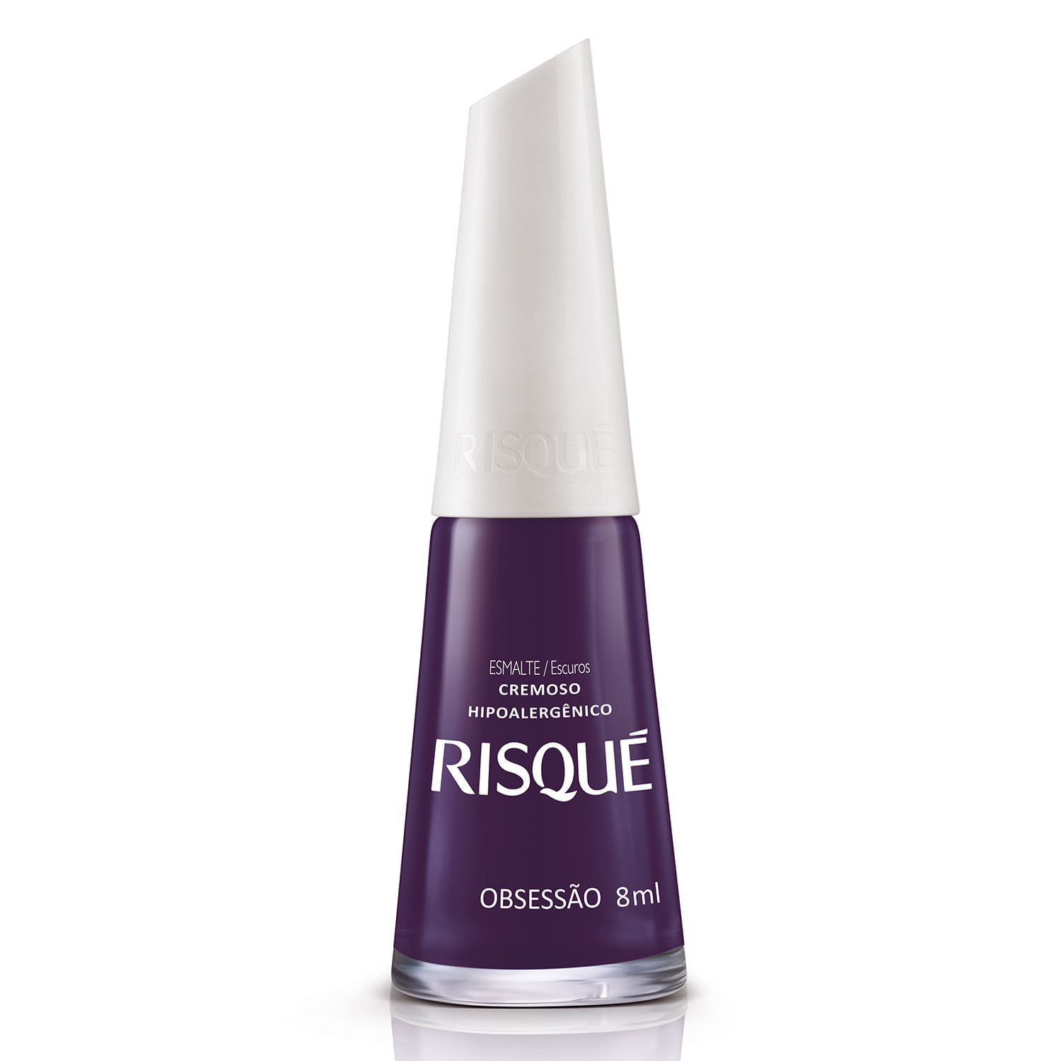Esmalte Risqué Escuro Cremoso Obsessão 8ml Menor preço em Esmalte Risqué Escuro Cremoso Obsessão 8ml