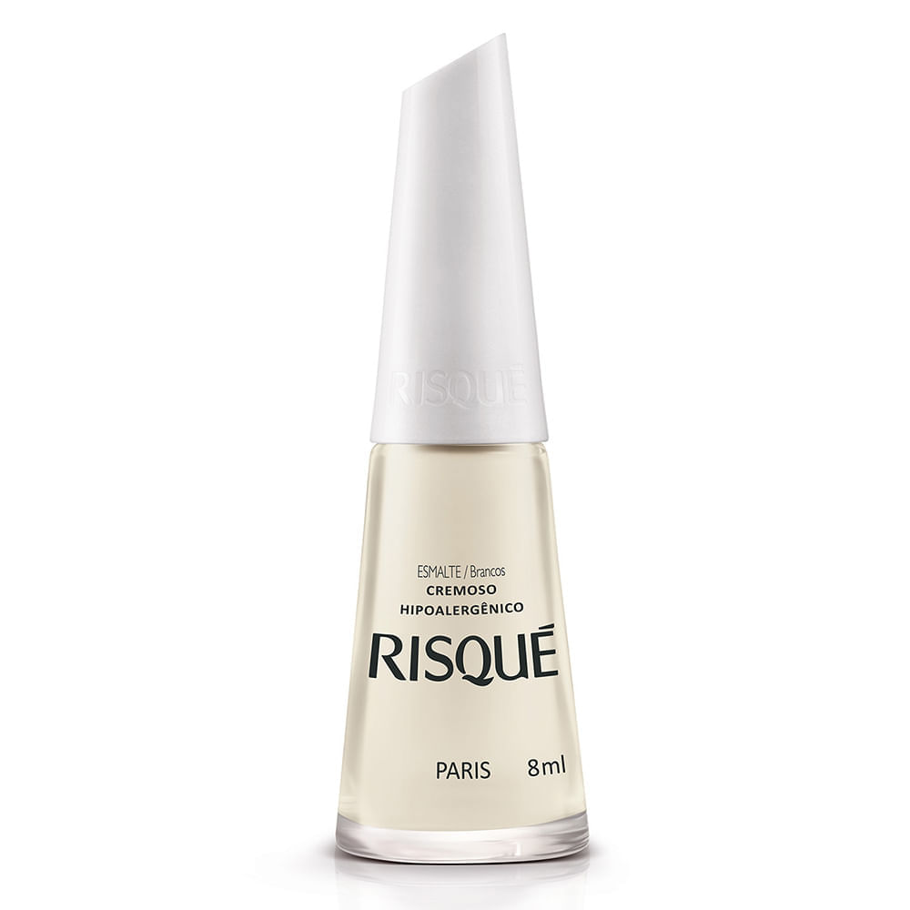 ESMALTE RISQUÉ BRANCO CREMOSO PARIS 8ML