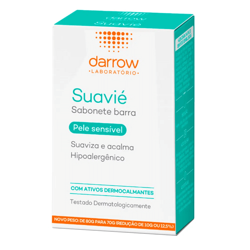 Sabonete Barra Darrow Suavie 70g Menor preço em Sabonete Barra Darrow Suavie 70g