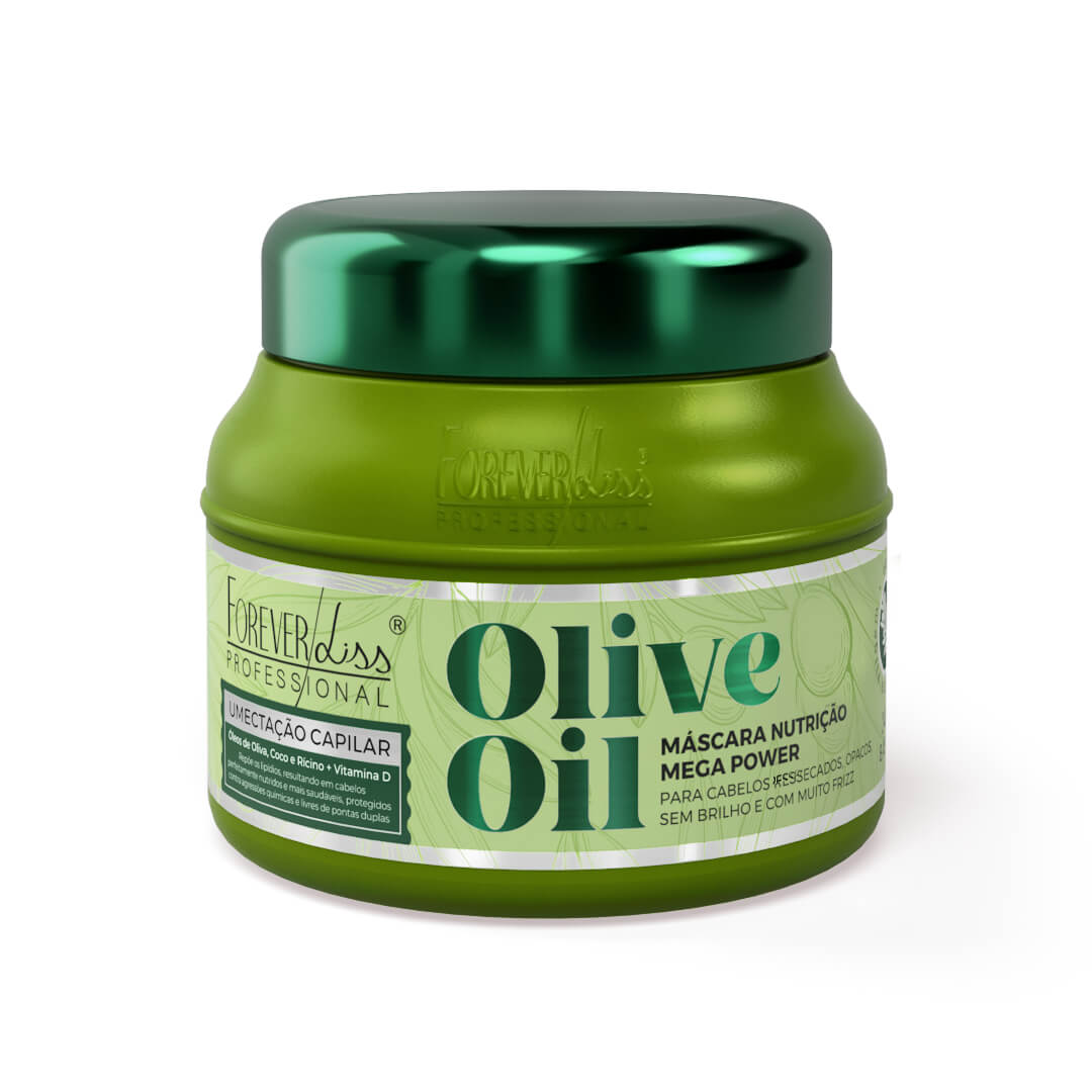 Máscara De Umectação Capilar Olive Oil 250G Forever Liss Menor preço em Máscara De Umectação Capilar Olive Oil 250G Forever Liss