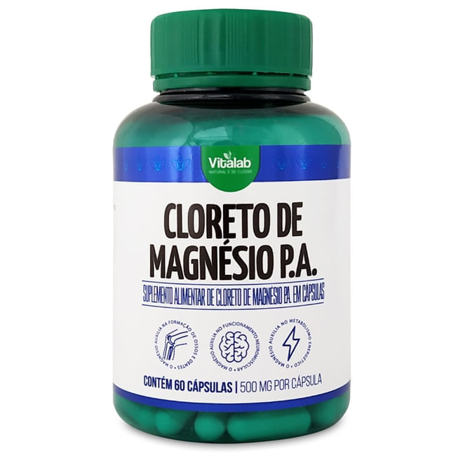 Cloreto de Magnésio PA - Vitalab Menor preço em Cloreto de Magnésio PA - Vitalab