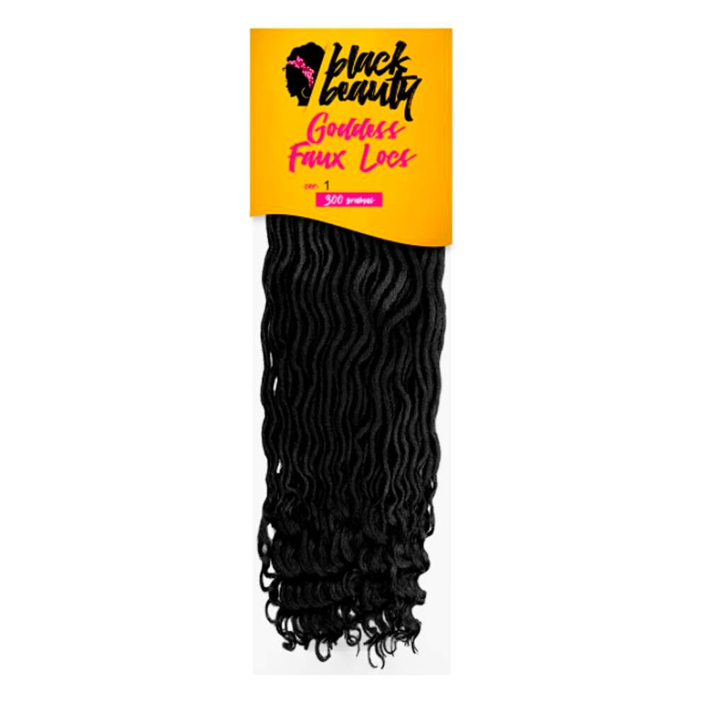 Fibra Goddess Faux Locs Cor 1 Black Beauty Droga Raia Fibra Goddess Faux Locs Cor 1 Black Beauty Droga Raia