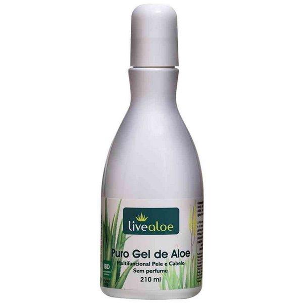 Puro Gel de Aloe Orgânico LiveAloe 210ml Menor preço em Puro Gel de Aloe Orgânico LiveAloe 210ml