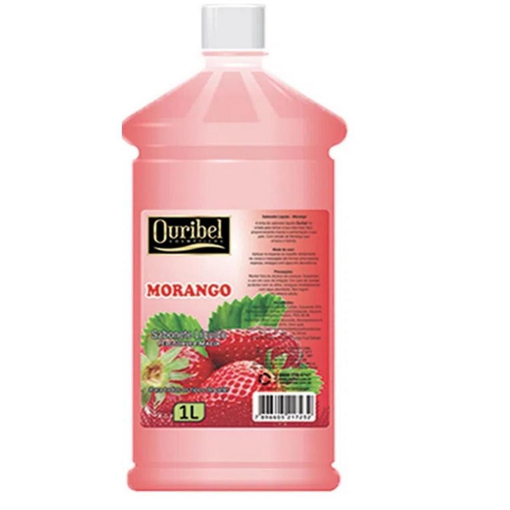 Ouribel Sabonete Líquido 1 Litro Morango Menor preço em Ouribel Sabonete Líquido 1 Litro Morango
