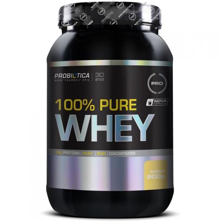 Whey Protein 100% Pure Probiótica 900g - Iogurte com Coco