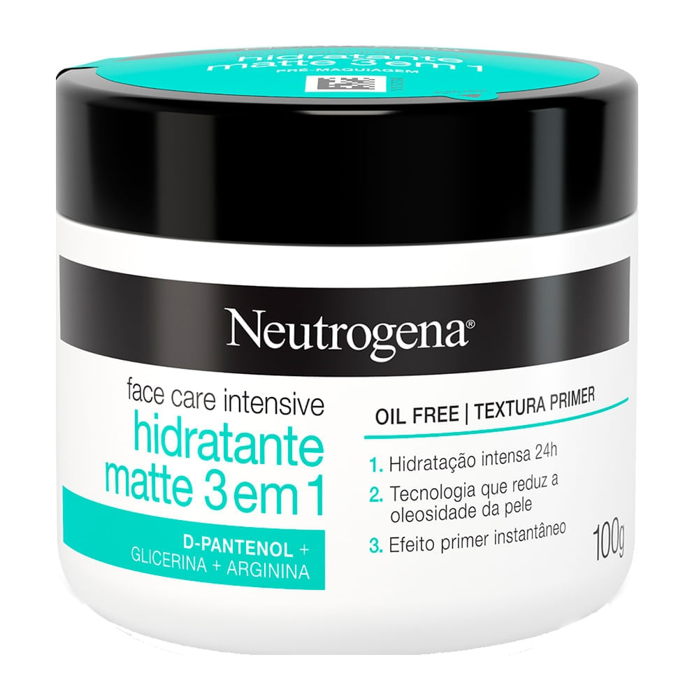 Creme Facial Neutrogena Face Care Intensive Hidratante Matte 3 em 1 com 100g é ruim? Creme Facial Neutrogena Face Care Intensive Hidratante Matte 3 em 1 com 100g é boa?