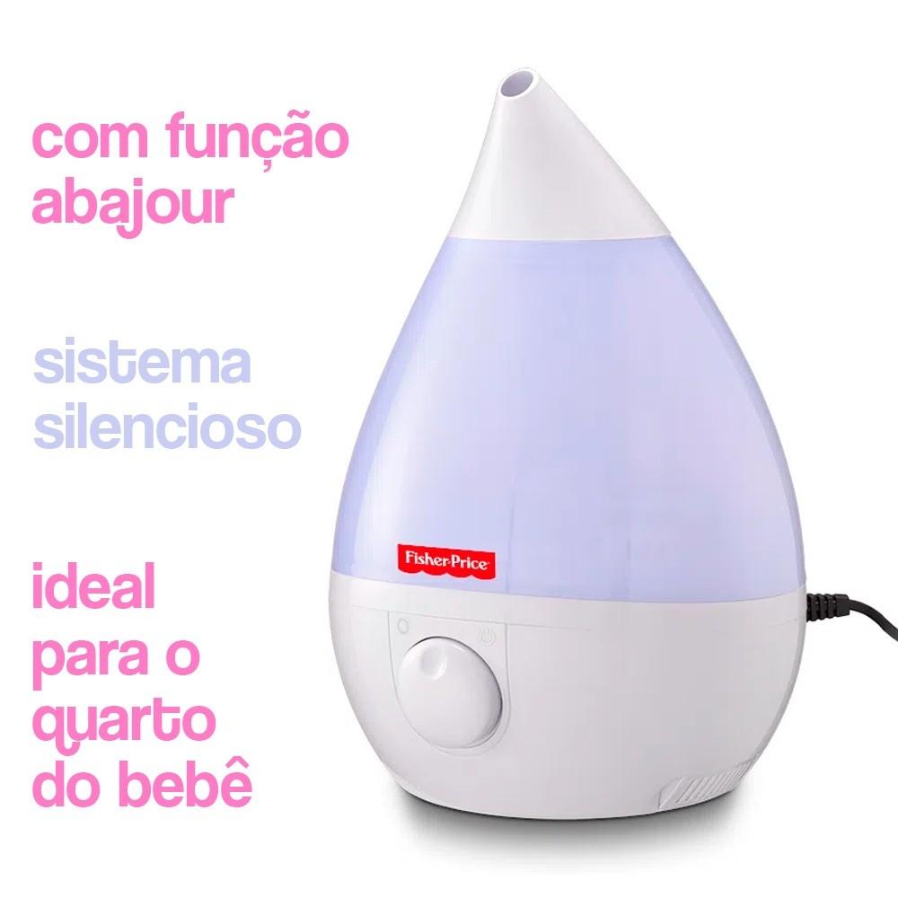 UMIDIFICADOR DE AR ULTRASSÔNICO SILENCIOSO FISHER PRICE HC115