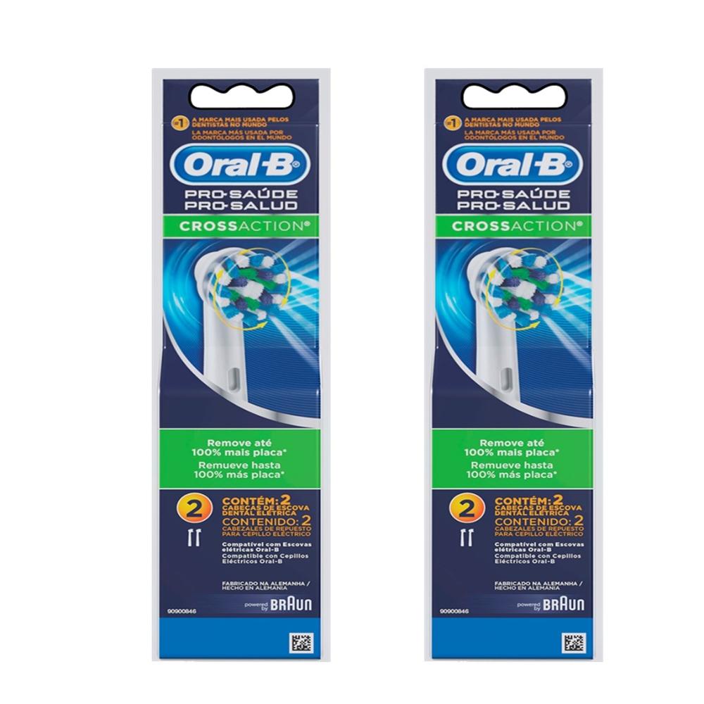 Kit Refil Escova Elétrica Oral-B Cross Action Leve 4 Pague 2 é ruim? Kit Refil Escova Elétrica Oral-B Cross Action Leve 4 Pague 2 é boa?