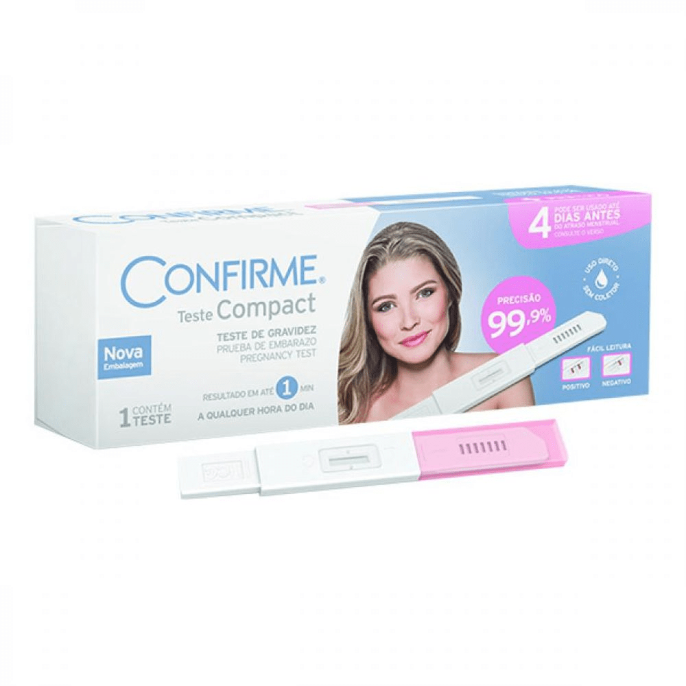 Teste de Gravidez Compact 1 unidade Confirme