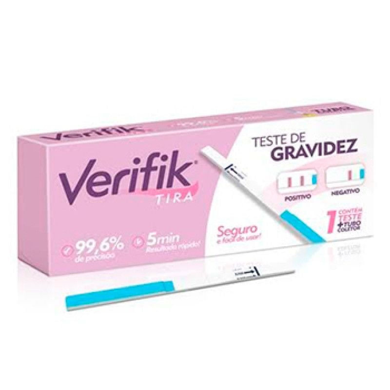 Teste de Gravidez 1 unidade Verifik Tira