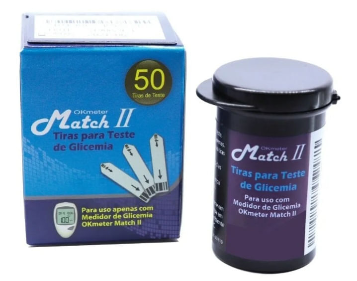 Tiras Reagentes HMD Fitas Match II - 50 Unidades é boa?