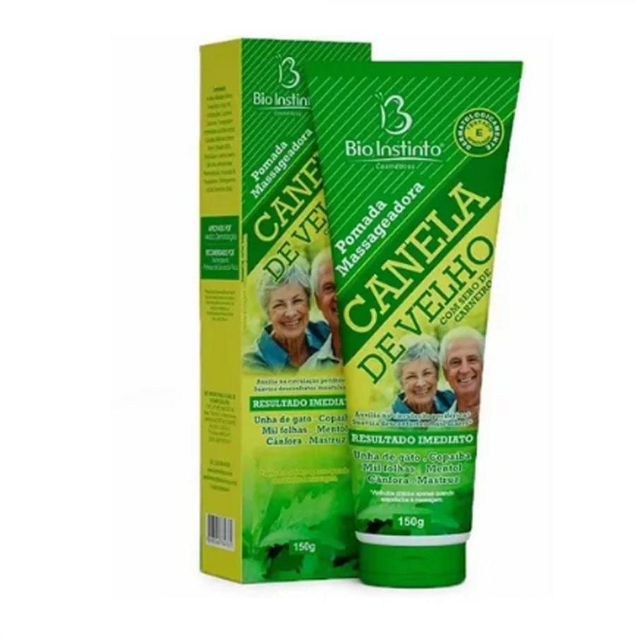 Pomada Massageadora Canela de Velho Com Sebo de Carneiro 150g Bio Instinto Menor preço em Pomada Massageadora Canela de Velho Com Sebo de Carneiro 150g Bio Instinto
