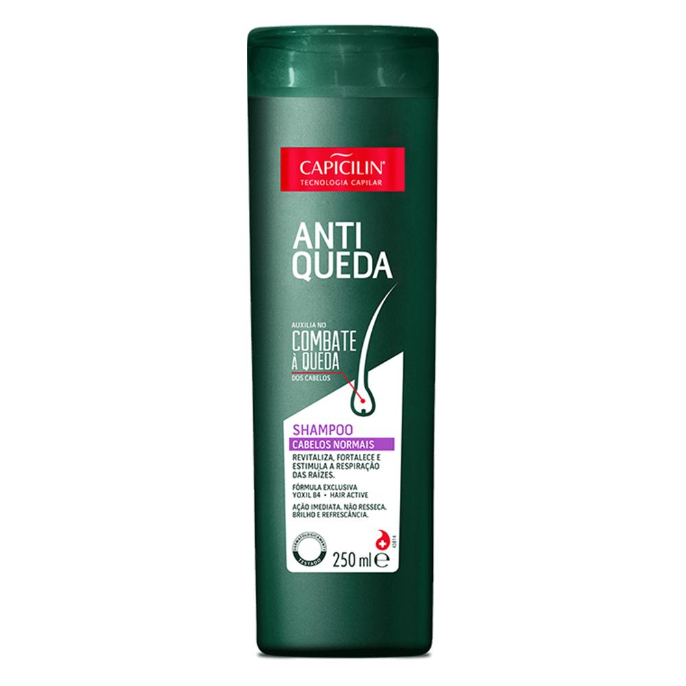 Shampoo Capicilin Antiqueda 250ml Cabelos Normais Menor preço em Shampoo Capicilin Antiqueda 250ml Cabelos Normais