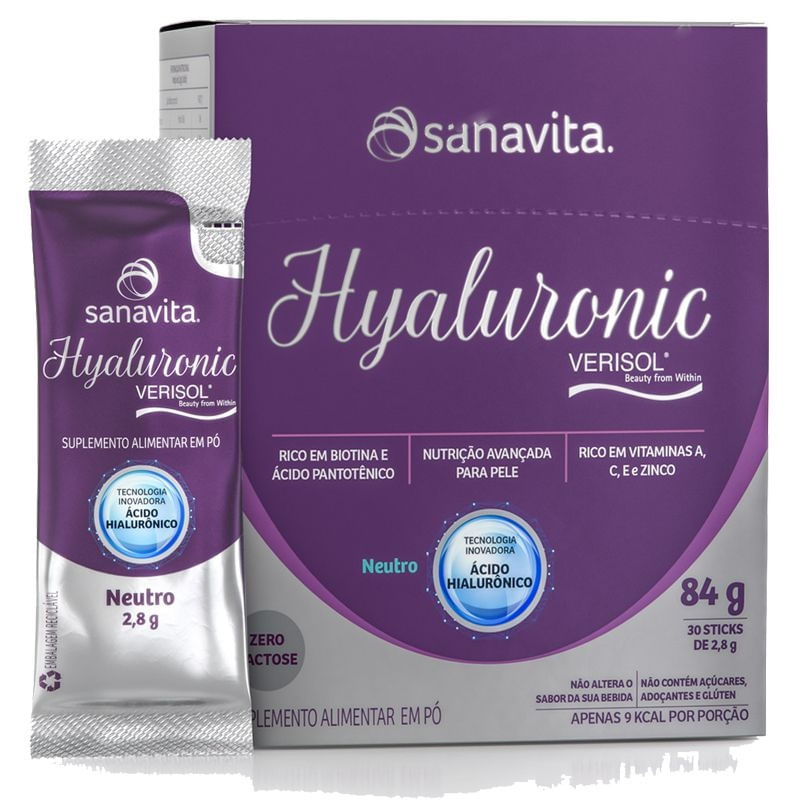 Hyaluronic ácido hialurônico com colágeno verisol da Sanavita 30 sachês é ruim? Hyaluronic ácido hialurônico com colágeno verisol da Sanavita 30 sachês é boa?