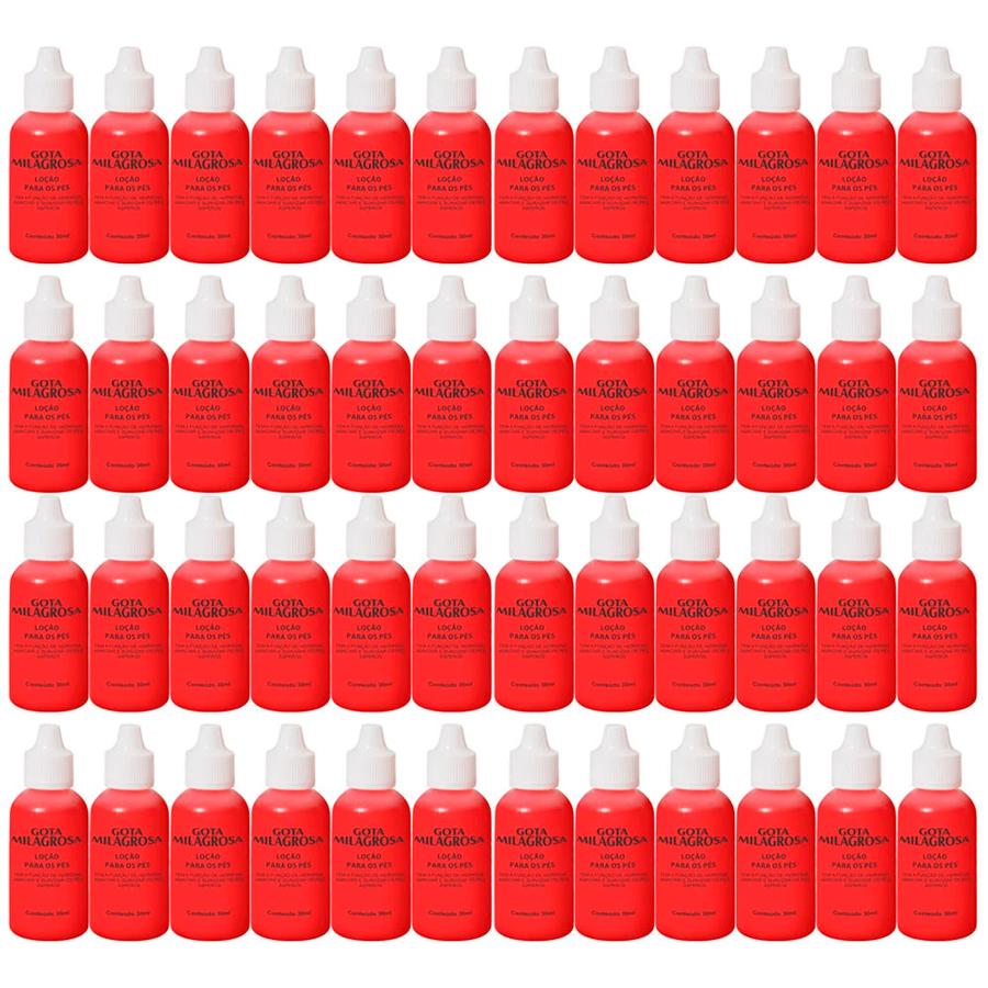 Kit 48 Gota Milagrosa para Pés Rachadura e Ressecamento 30ml Natty Vida Menor preço em Kit 48 Gota Milagrosa para Pés Rachadura e Ressecamento 30ml Natty Vida