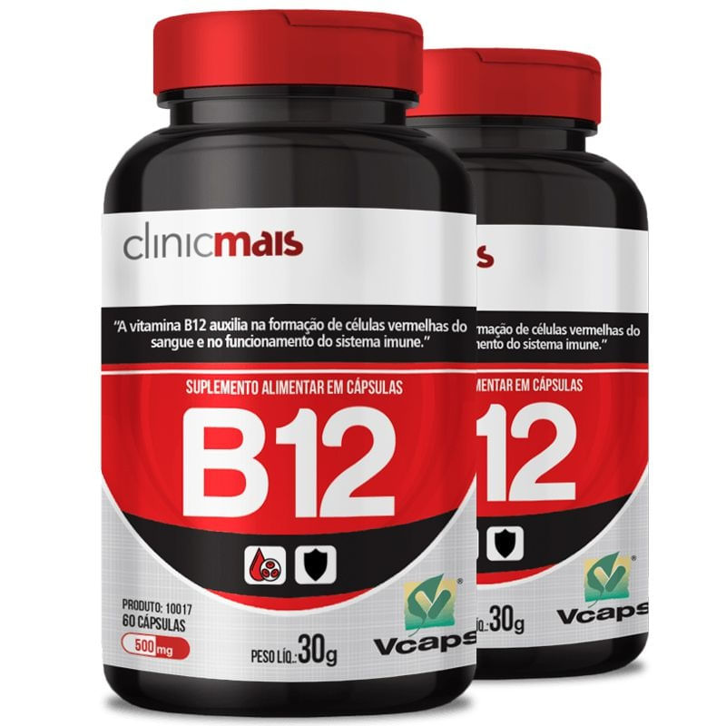 Kit 2 Vitamina B12 500mg Chá mais 60 cápsulas é ruim? Kit 2 Vitamina B12 500mg Chá mais 60 cápsulas é boa?