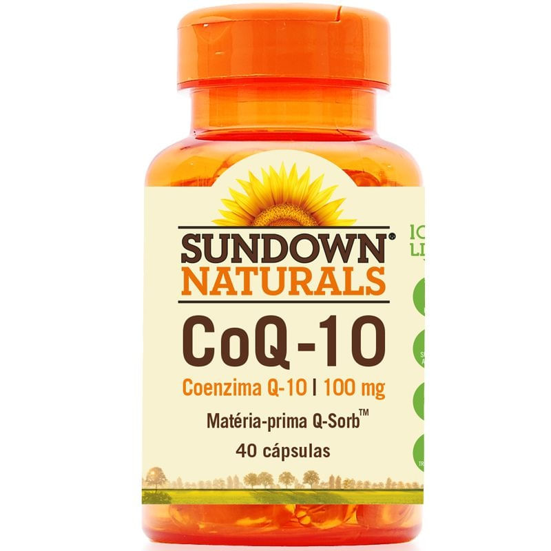 Coenzima Q10 100mg Sundown 40 cápsulas é boa?