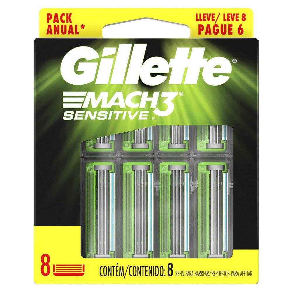 Carga para Aparelho de Barbear Gillette Mach3 Sensitive Leve 8 Pague 6 é ruim? Carga para Aparelho de Barbear Gillette Mach3 Sensitive Leve 8 Pague 6 é boa?
