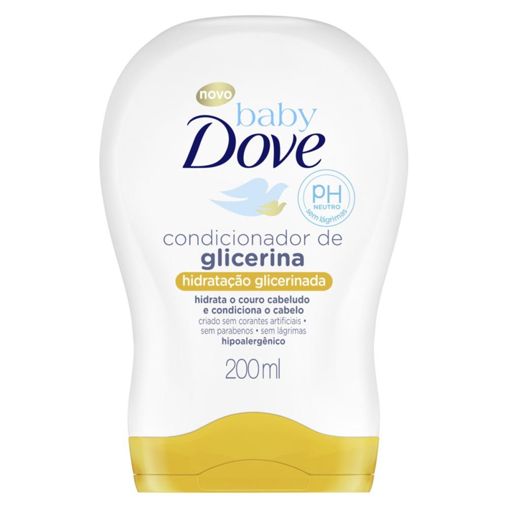 Condicionador Dove Baby Hidratação Glicerinada 200ml Menor preço em Condicionador Dove Baby Hidratação Glicerinada 200ml
