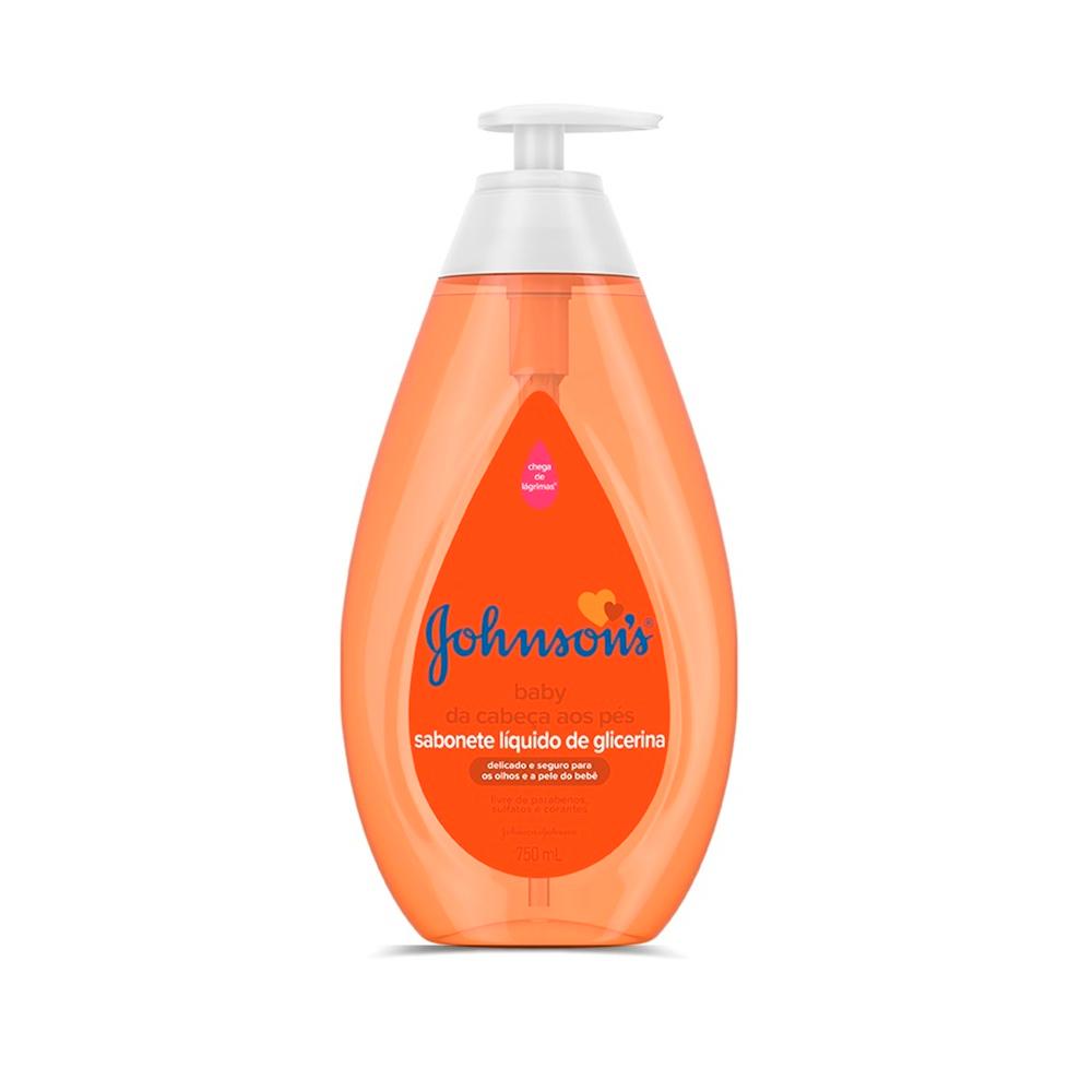 Sabonete Líquido Johnson's Cabeça aos Pés 750mL Menor preço em Sabonete Líquido Johnson's Cabeça aos Pés 750mL